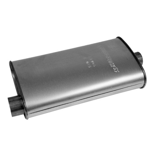 Quiet-Flow SS Direct Fit Exhaust Muffler 2.5" Inlet (ID) 2.25" Outlet (ID) | WEX21405