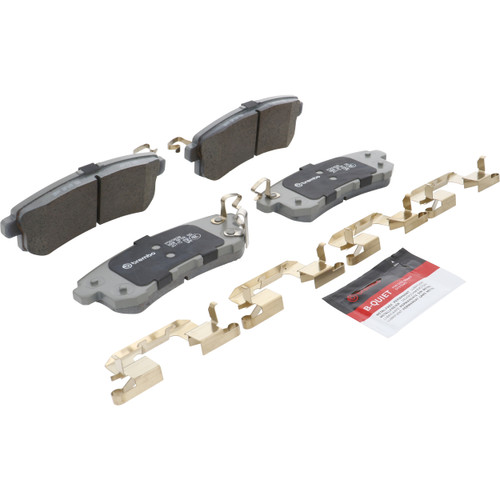 Premium NAO Ceramic OE Equivalent Rear Disc Brake Pad Set | BBBP56082N
