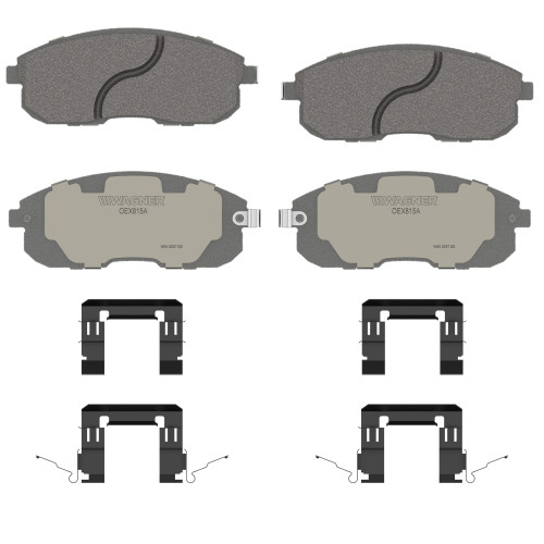 OEX Front Disc Brake Pad Set Premium Ceramic | WAGOEX815A