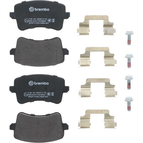 Premium Low-Met OE Equivalent Rear Disc Brake Pad Set | BBBP85100