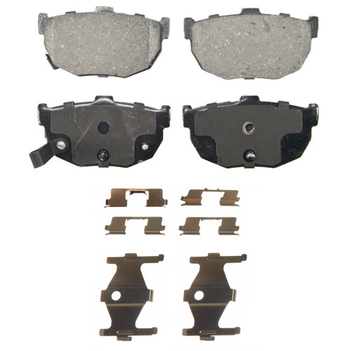 QuickStop Rear Disc Brake Pad Set Ceramic | WAGZD429