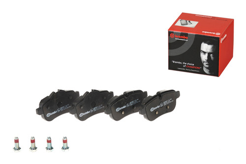 Premium Low-Met OE Equivalent Rear Disc Brake Pad Set | BBBP06062