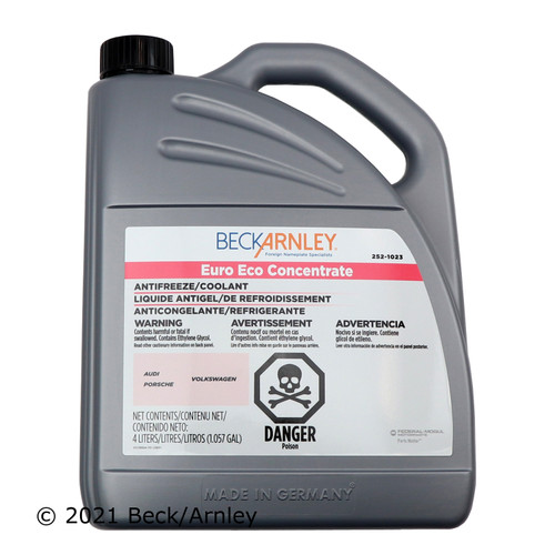 Premium Ll Euro Eco Concentrate Coolant/Antifreeze (Magenta) - 4L | BEC252-1023