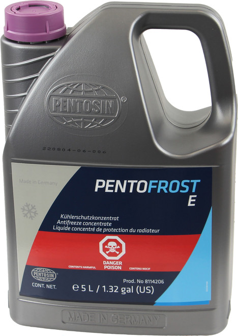Pentofrost E Concentrate Antifreeze/Coolant with silicates is nitrite, amine & phosphate free - 5L | PEN8114206