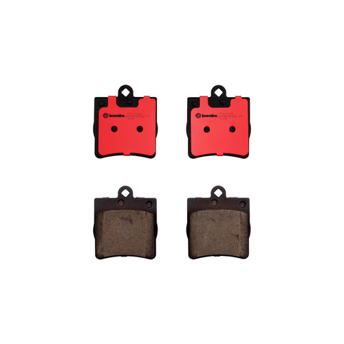 Premium NAO Ceramic OE Equivalent Rear Disc Brake Pad Set | BBBP50025N