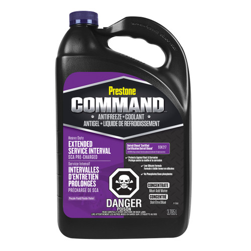 Command ESI Precharged Antifreeze+Coolant, Purple, 1 Gal - Concentrate | 56774005