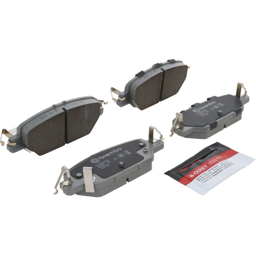 Premium NAO Ceramic OE Equivalent Rear Disc Brake Pad Set | BBBP28097N