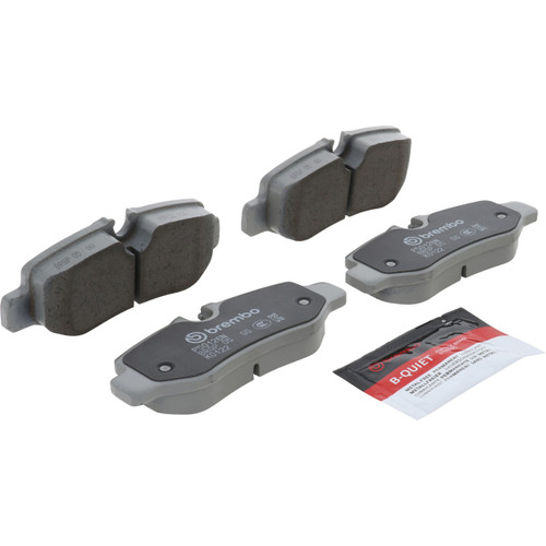 Premium NAO Ceramic OE Equivalent Rear Disc Brake Pad Set | BBBP50126N