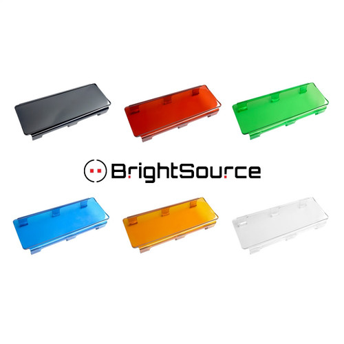 Light Bar Lens Cover, 8", Blue Polycarbonate, Combine To Fit Any Off-Road Or City Series Light Bar | BRI74185