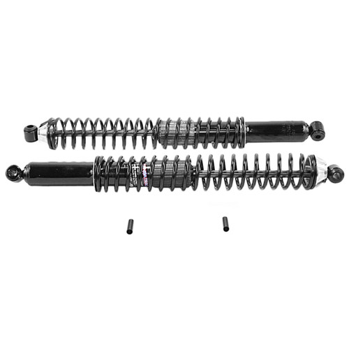 Load Adjusting Rear Suspension Shock Absorber and Coil Spring Assembly Pack of 2 | MON58618