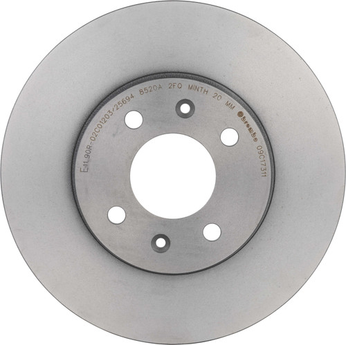 Premium Coated Vented Front Brake Rotor | BBB09.C173.11