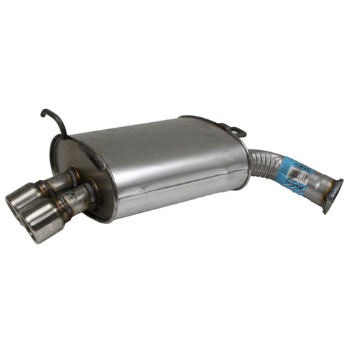Quiet-Flow SS Direct Fit Exhaust Muffler Assembly 2.75" Inlet (OD) 2.75" Outlet (OD) | WEX53646
