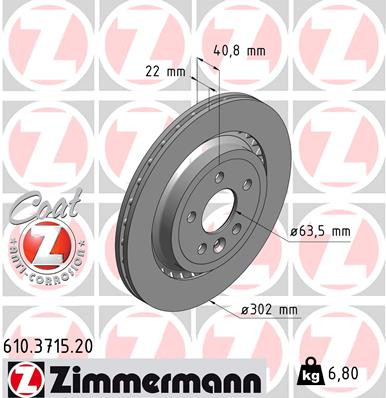 Coat Z Brake Rotor | ZIM610.3715.20