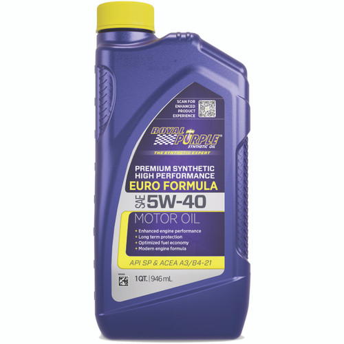 High Performance European Formula 5W40 Synthetic Engine Oil - 946mL | ROY01540