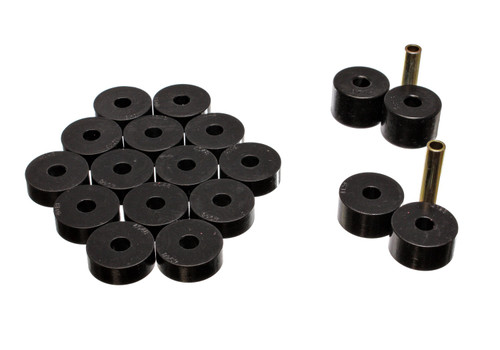Body Cab Mount Set, Black, Performance Polyurethane | 3062.4106G