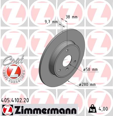Coat Z Brake Rotor | ZIM405.4102.20