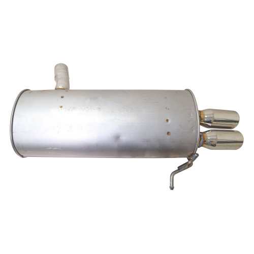 Quiet-Flow SS Direct Fit Exhaust Muffler Assembly 2.375" Inlet (OD) 3" Outlet (OD) | WEX53966