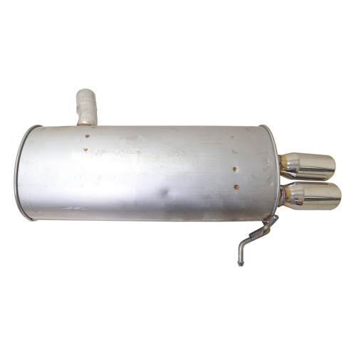 Quiet-Flow SS Direct Fit Exhaust Muffler Assembly 2.375" Inlet (OD) 3" Outlet (OD) | WEX53966