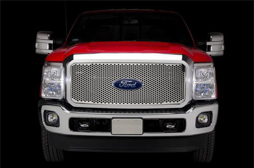 FX Punch Pattern Grille Insert, Stainless Steel, 11' F-250/350 | 76P64414
