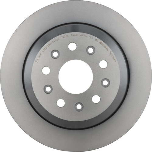Premium UV Coated Solid Rear Disc Brake Rotor | BBB08.N353.11