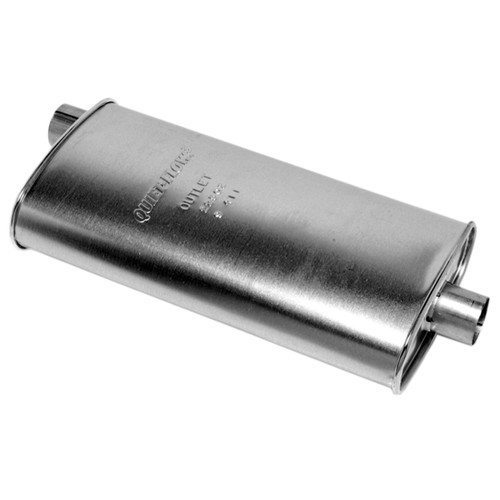 Quiet-Flow SS Direct Fit Exhaust Muffler 2.25" Inlet (ID) 2.25" Outlet (ID) | WEX22502