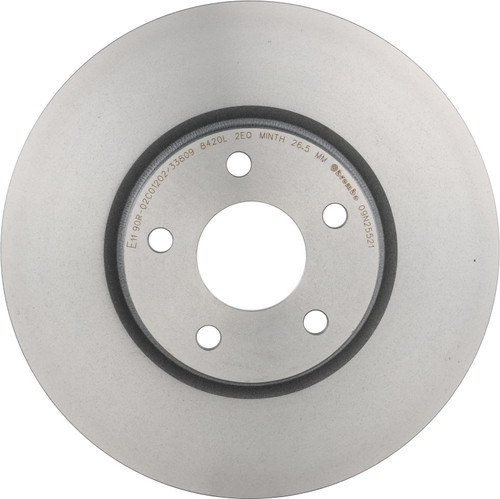 Premium Coated Vented Front Brake Rotor | BBB09.N255.21