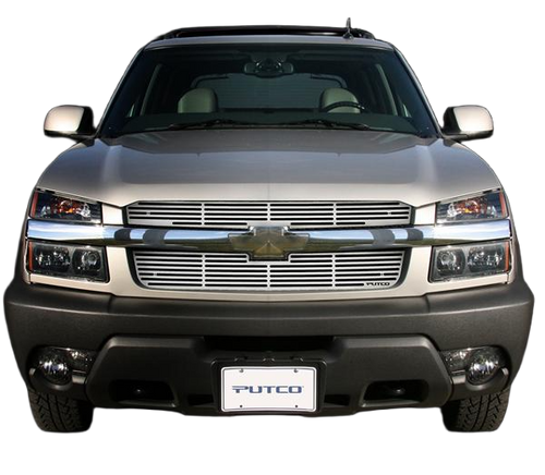 Grille Insert, Mirror Finish Aluminum, w/Body Cladding, 02-03' Avalanche 1500/2500 | 76P91111
