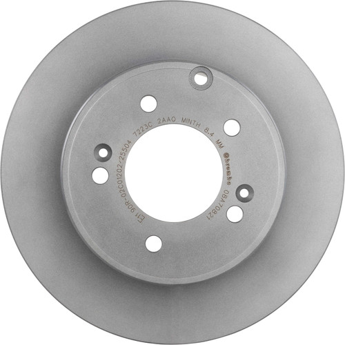 Premium UV Coated Solid Rear Disc Brake Rotor | BBB08.A708.21