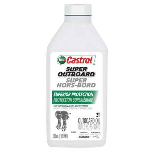 Castrol Super Outboard 2 Stroke Conventional Engine Oil - 4.