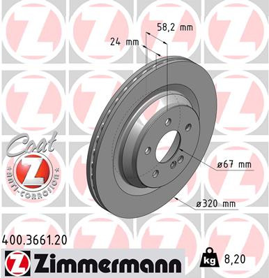 Coat Z Brake Rotor | ZIM400.3661.20