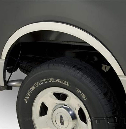 Fender Trim Set, Stainless Steel, Half - Stops At Molding, F-150 | 76P97220
