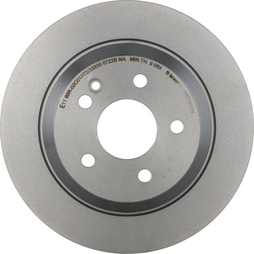Premium UV Coated Solid Rear Disc Brake Rotor | BBB08.C065.11