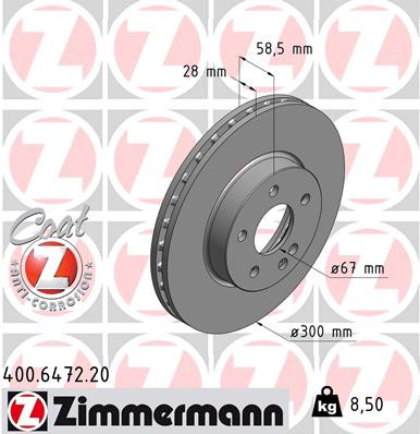 Coat Z Brake Rotor | ZIM400.6472.20