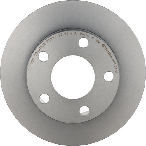 Premium UV Coated Solid Rear Disc Brake Rotor | BBB08.5743.11