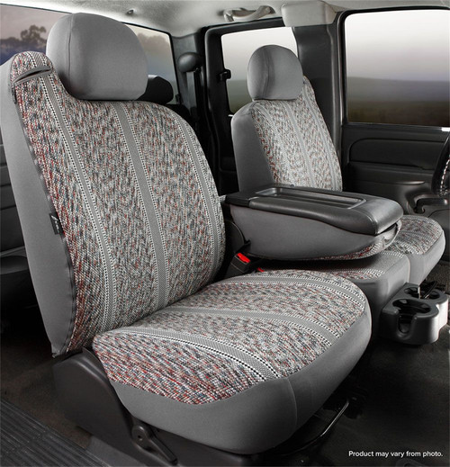 TR40 Series - Wrangler Saddleblanket Custom Fit Front Seat Cover - Gray | 947TR48-8 GRAY