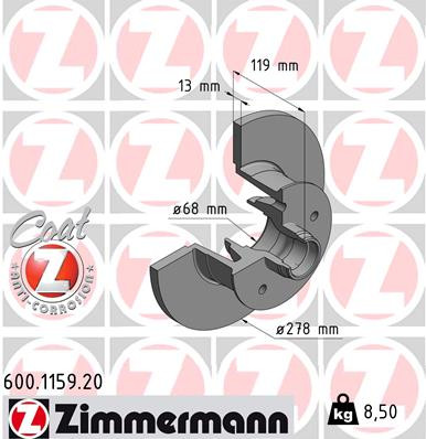Coat Z Brake Rotor | ZIM600.1159.20