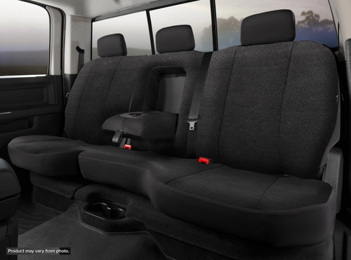 TR40 Series - Wrangler Saddleblanket Custom Fit Rear Seat Cover - Solid Black | 947TRS42-22 BLACK