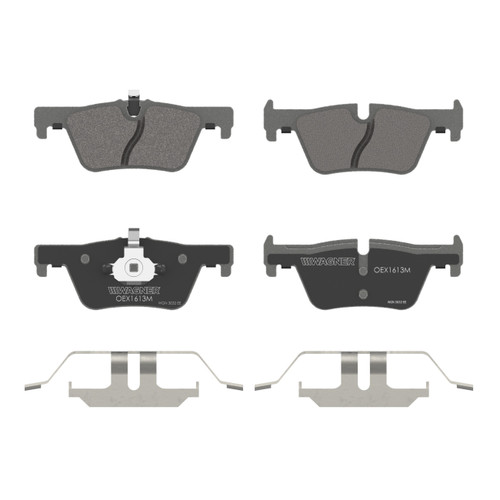 OEX Rear Disc Brake Pad Set Premium Semi-Metallic | WAGOEX1613M