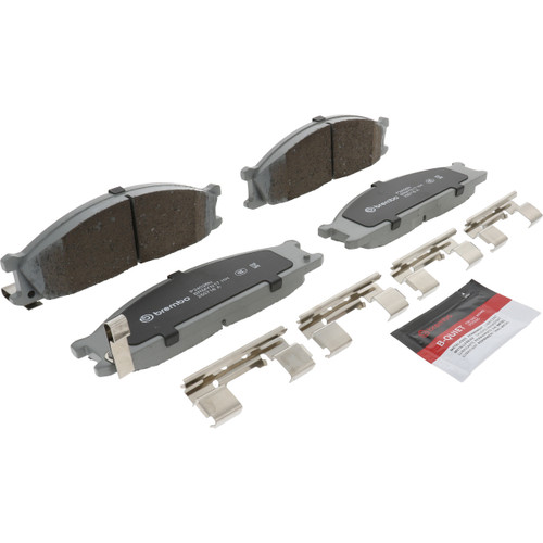 Premium NAO Ceramic OE Equivalent Front Brake Pad Set | BBBP24026N