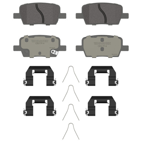 OEX Rear Disc Brake Pad Set Premium Ceramic | WAGOEX1914
