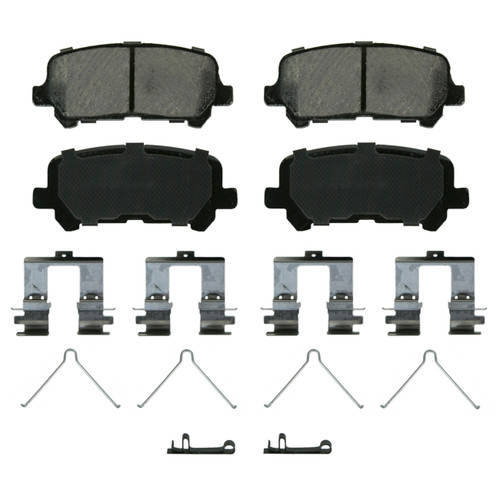 QuickStop Rear Disc Brake Pad Set Ceramic | WAGZD1585