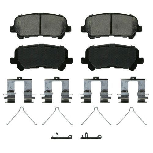 QuickStop Rear Disc Brake Pad Set Ceramic | WAGZD1585
