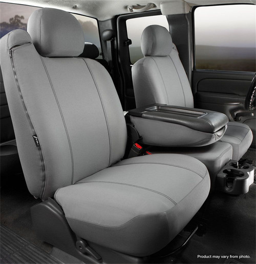 SP80 Series - Seat Protector Poly-Cotton Custom Fit Front Seat Cover - Gray | 947SP88-16 GRAY