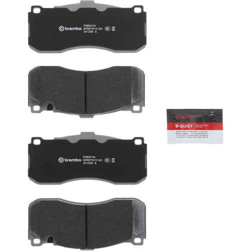 Premium NAO Ceramic OE Equivalent Front Brake Pad Set | BBBP06041N