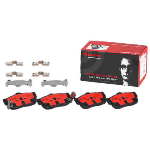 Premium NAO Ceramic OE Equivalent Rear Disc Brake Pad Set | BBBP56029N