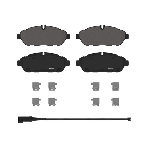 QuickStop Front Disc Brake Pad Set Semi-Metallic | WAGZX2301