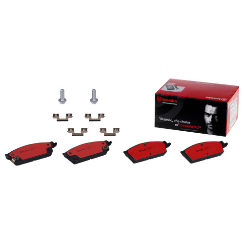 Premium NAO Ceramic OE Equivalent Rear Disc Brake Pad Set | BBBP10045N
