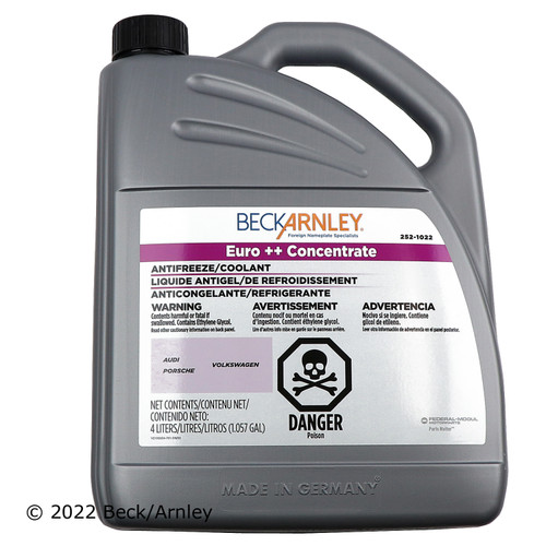Premium Ll Euro++Concentrate Coolant/Antifreeze (Violet) - 4L | BEC252-1022