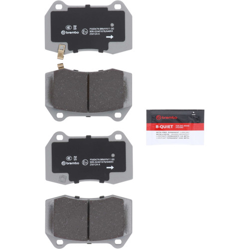 Premium NAO Ceramic OE Equivalent Front Brake Pad Set | BBBP56047N