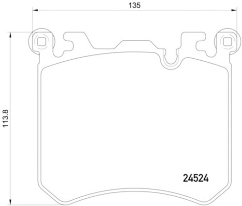 Disc Brake Pad Set | PGD355 020 431